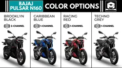 Bajaj Pulsar N160 Colour Options