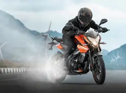 Bajaj Pulsar NS125 Action Shot 1
