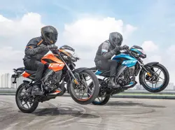 Bajaj Pulsar NS125 Action Shots
