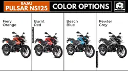 Bajaj Pulsar NS125 Colour Options