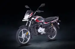 Bajaj Platina 100 Front 3-Quarter View