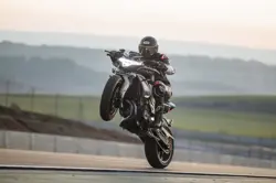 CFMoto 800NK Action Shot