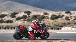 Ducati Multistrada V4 Pikes Peak Action Shot