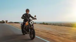 Ducati Scrambler 1100 Tribute Pro Action Shot