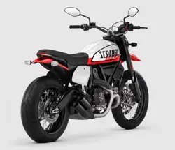Ducati Scrambler Urban Motard Rear 3-Quarter View
