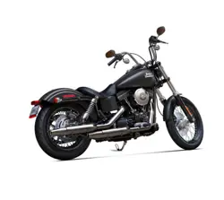 HD Street Bob Black Denim
