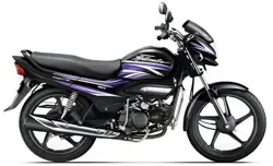 Hero Super Splendor Black with Electric Purple
