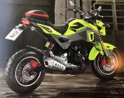 Honda MSX125 Rear 3-Quarter