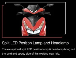 Honda Grazia Sports Edition Headlight