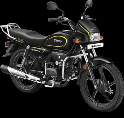 Hero Splendor+ Black & Accent Edition F3Q View