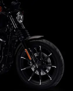 Harley-Davidson Iron 883 Machined 9-Spoke Wheels