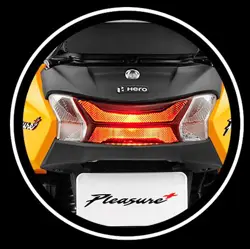 Hero Pleasure Plus XTEC Jubliant Yellow Sporty Tail Lamp