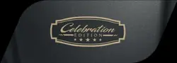 Honda Shine Celebration Edition Badge on Fuel Tank
