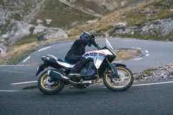 Honda XL750 Transalp Action Shot
