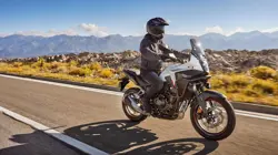 Honda NX500 Action Shot 1