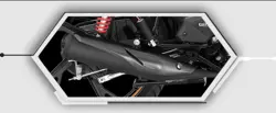 Honda SP125 Sports Edition Matte Muffler Cover