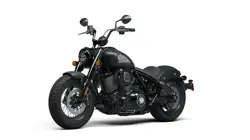 Indian Chief Bobber Dark Horse Front 3-Quarter View