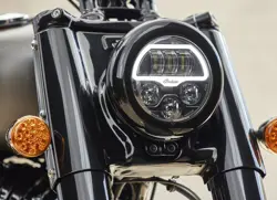 Indian Chief Bobber Dark Horse Headlight