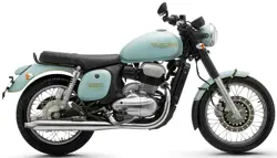 Jawa 42 Halley's Teal Side View