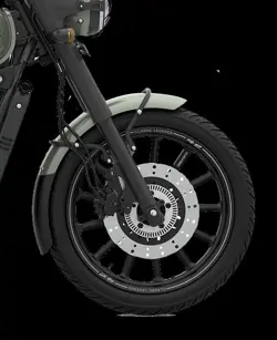 Jawa 42 Ver 2.1 Cosmic Carbon Front Disc Brake