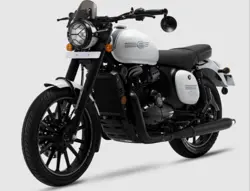 Jawa 42 Ver 2.1 Sirius White Front 3-Quarter View