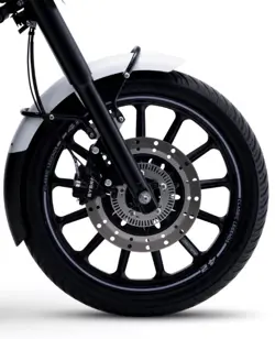 Jawa 42 Ver 2.1 Sirius White Front Disc Brake