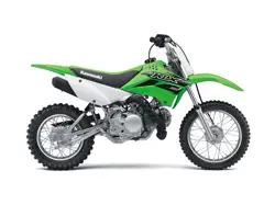 Kawasaki KLX110 Side View