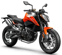 KTM Duke 790 Front 3-Quarter View