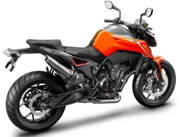 KTM Duke 790 Rear 3-Quarter View