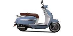 Keeway Sixties 300i in Matte Light Blue Colour