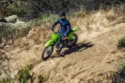 Kawasaki KLX140R F Action Shot 1