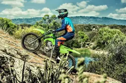 Kawasaki KLX140R F Action Shot