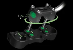 Kawasaki KLX300R Four-Way Adjustable Handlebar