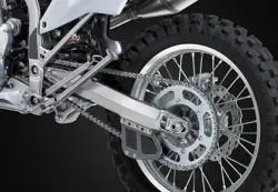 Kawasaki KLX300R Rear Wheel Closeup