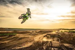 Kawasaki KX85 Action Shot 3