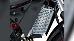 Kawasaki Z500 Radiator Closeup