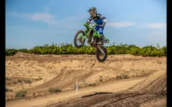 Kawasaki KX112 Action Shot 2