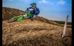 Kawasaki KX112 Action Shot 3