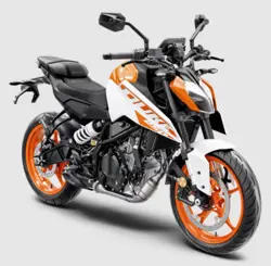 KTM Duke 250 Front 3-Quarter View