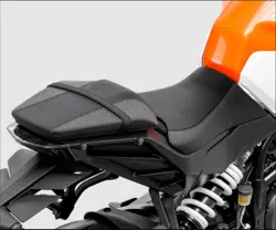 KTM Duke 250 Seat with Optional Height Adjust