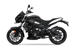 Mahindra Mojo 300 Black Pearl Side View