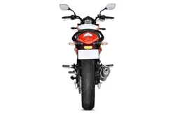 Mahindra Mojo 300 Red Agate Rear View