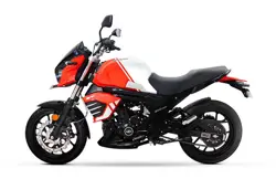 Mahindra Mojo 300 Red Agate Side View