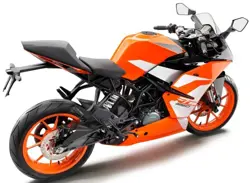 New KTM RC 250 Rear 3-Quarter View