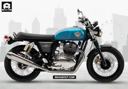 New RE Interceptor 650 Ventura Blue Price in India