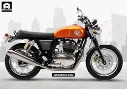 New Royal Enfield Interceptor 650 Orange Crush Price in India
