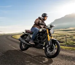 New TVS Ronin TD Action Shot