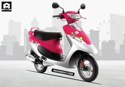 New TVS Scooty Pep+ Babelicious Price in India