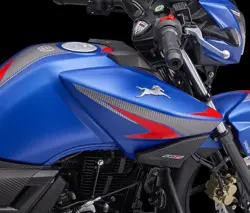 New TVS Apache RTR 160 2V Fuel Tank Scoops
