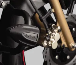 New TVS Apache RTR 180 2V Integrated Frame Sliders